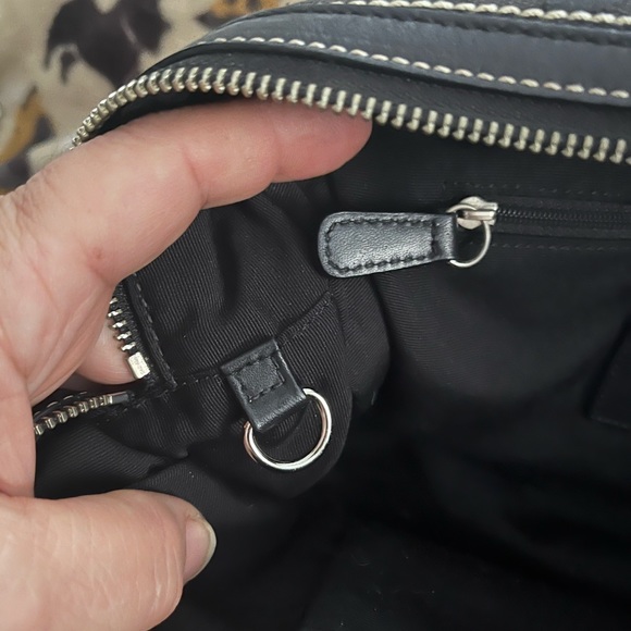 COACH  EUC Black 2 Handle Handbag Purse - Picture 10 of 13